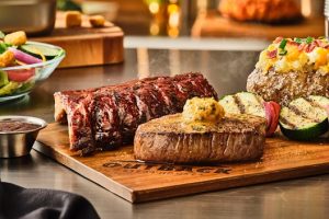 Backyard BBQ Combo - Sirloin* & Half Rack of Ribs