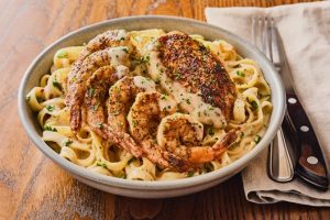 Queensland Chicken & Shrimp Pasta
